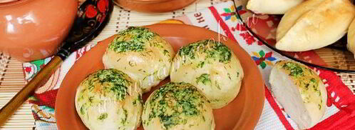 пампушки с чесноком к борщу. Шаг 10