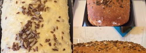 полезный хлеб с булгуром и семечками. Шаг 5