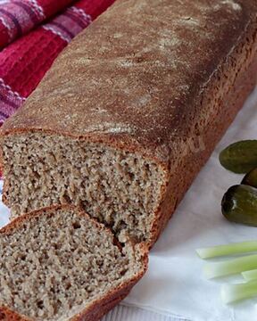 Ржаной хлеб с отрубями в духовке