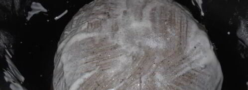 ржаной хлеб с сушеной клюквой. Шаг 4