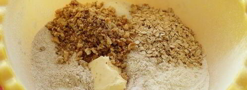 цельнозерновые хлебцы с грецкими орехами. Шаг 3