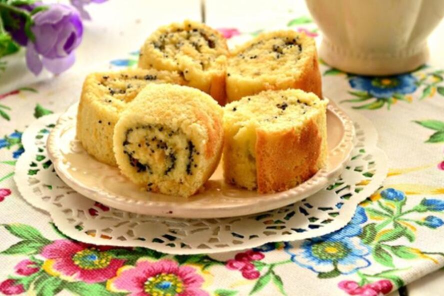 Рецепт классического макового рулета