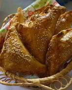 Конвертики из бездрожжевого слоеного теста