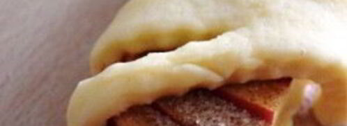 конвертики с яблоками из творожного теста. Шаг 4