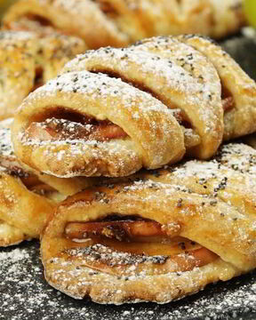 Конвертики с яблоками