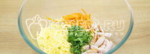 быстрая закуска из лаваша. Шаг 2