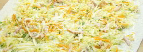 быстрая закуска из лаваша. Шаг 5