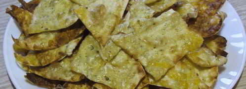 чипсы из лаваша с сыром. Шаг 14