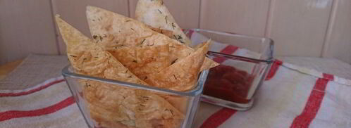 чипсы из лаваша. Шаг 8