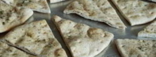 хрустящий лаваш с фасолевой намазкой. Шаг 3