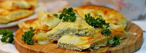 конвертики из лаваша с творогом. Шаг 8