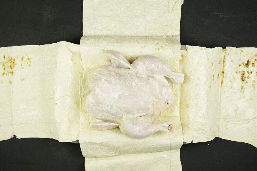 Рецепт курицы в лаваше