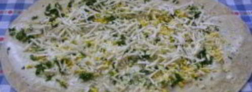 лаваш с брынзой и зеленью. Шаг 6