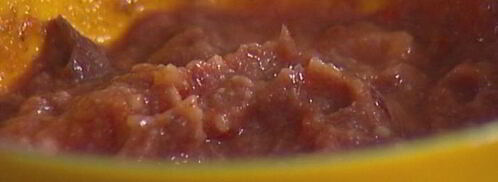 лаваш с красной фасолью, цукини и помидорами. Шаг 8