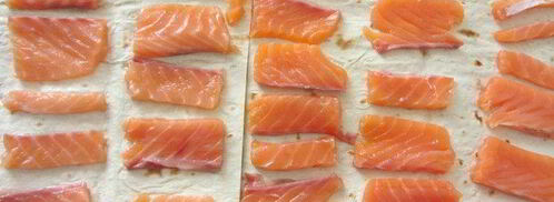 лаваш с красной рыбой. Шаг 3