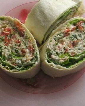 Лаваш с курицей