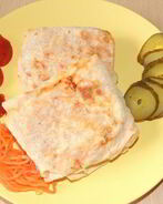 Лаваш с морковью и сыром