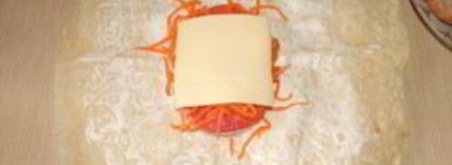 лаваш с морковью и сыром. Шаг 4