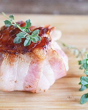 Лаваш с начинкой в беконе