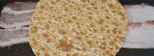 лаваш с начинкой в беконе. Шаг 2