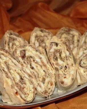 Лаваш с сайрой