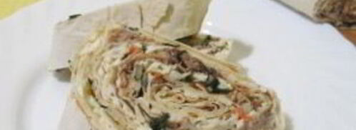 лаваш с сардиной. Шаг 3