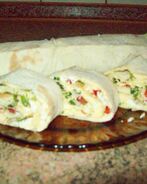 Лаваш с сырной начинкой