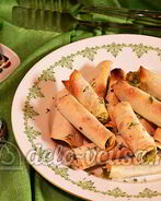 Лаваш с сыром и луком