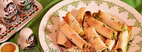 лаваш с сыром и луком. Шаг 10