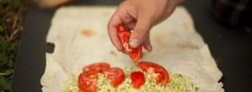 лаваш с укропом. Шаг 3