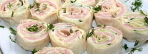 лаваш с ветчиной. Шаг 5