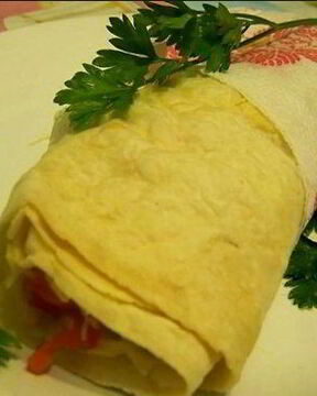 Лаваш в микроволновке