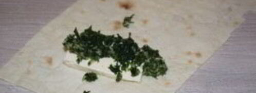 палочки из лаваша с начинкой. Шаг 4