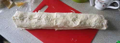 рулет с рыбой в лаваше. Шаг 4