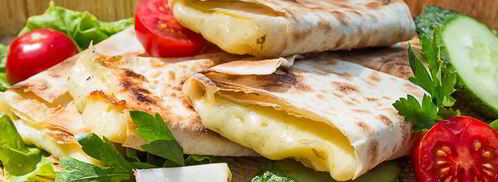 сулугуни в лаваше на углях. Шаг 4