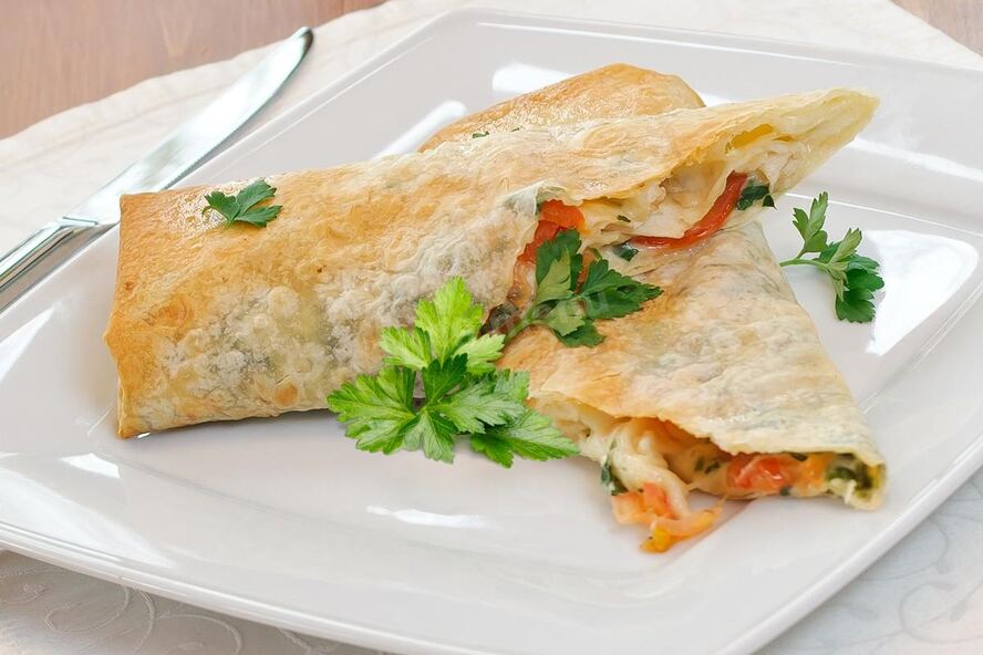 Рецепт сулугуней в лаваше