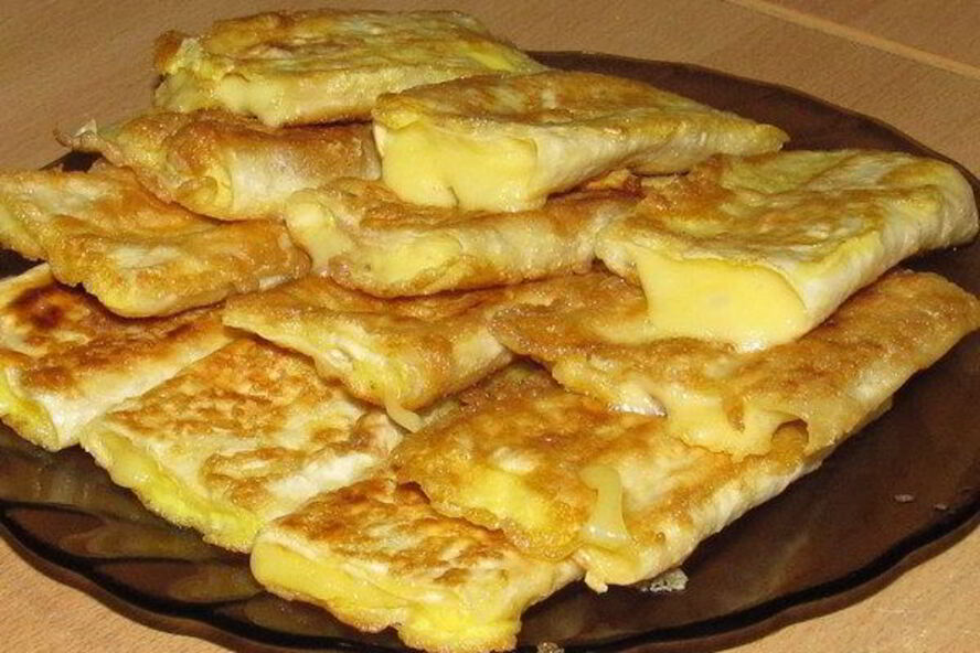 Рецепт сытного завтрака из тонкого лаваша