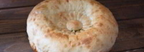 толстый лаваш с сыром и бужениной. Шаг 6