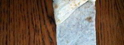 треугольники из лаваша с сыром. Шаг 4