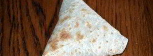 треугольники из лаваша с сыром. Шаг 5