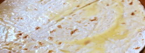 улитка из лаваша с творогом. Шаг 5