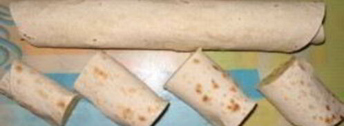 вертуты из лаваша. Шаг 3