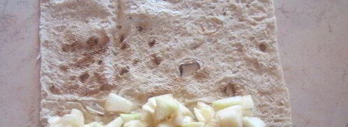 яблоки в лаваше. Шаг 5