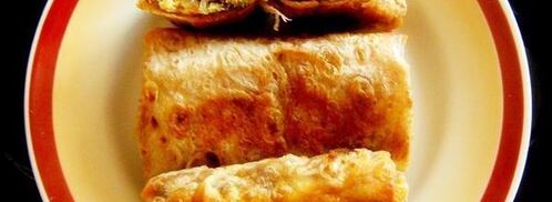 закуска из лаваша с курицей и баклажанами. Шаг 10