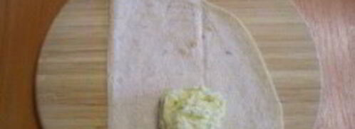 жареный лаваш с начинкой. Шаг 5