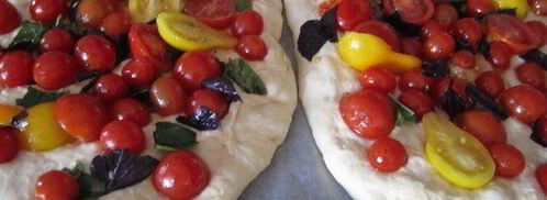 фокачча с ароматными томатами. Шаг 5