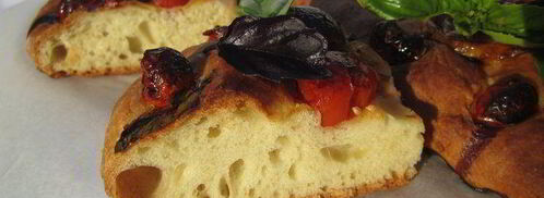 фокачча с ароматными томатами. Шаг 8