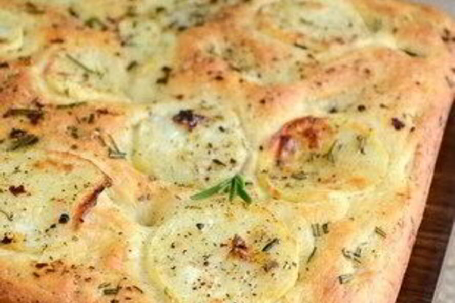 Рецепт фокаччи с картофелем и розмарином