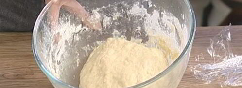 фокачча с оливками. Шаг 4