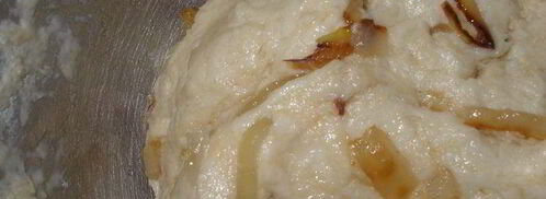 картофельная фокачча с жареным луком и маком. Шаг 7